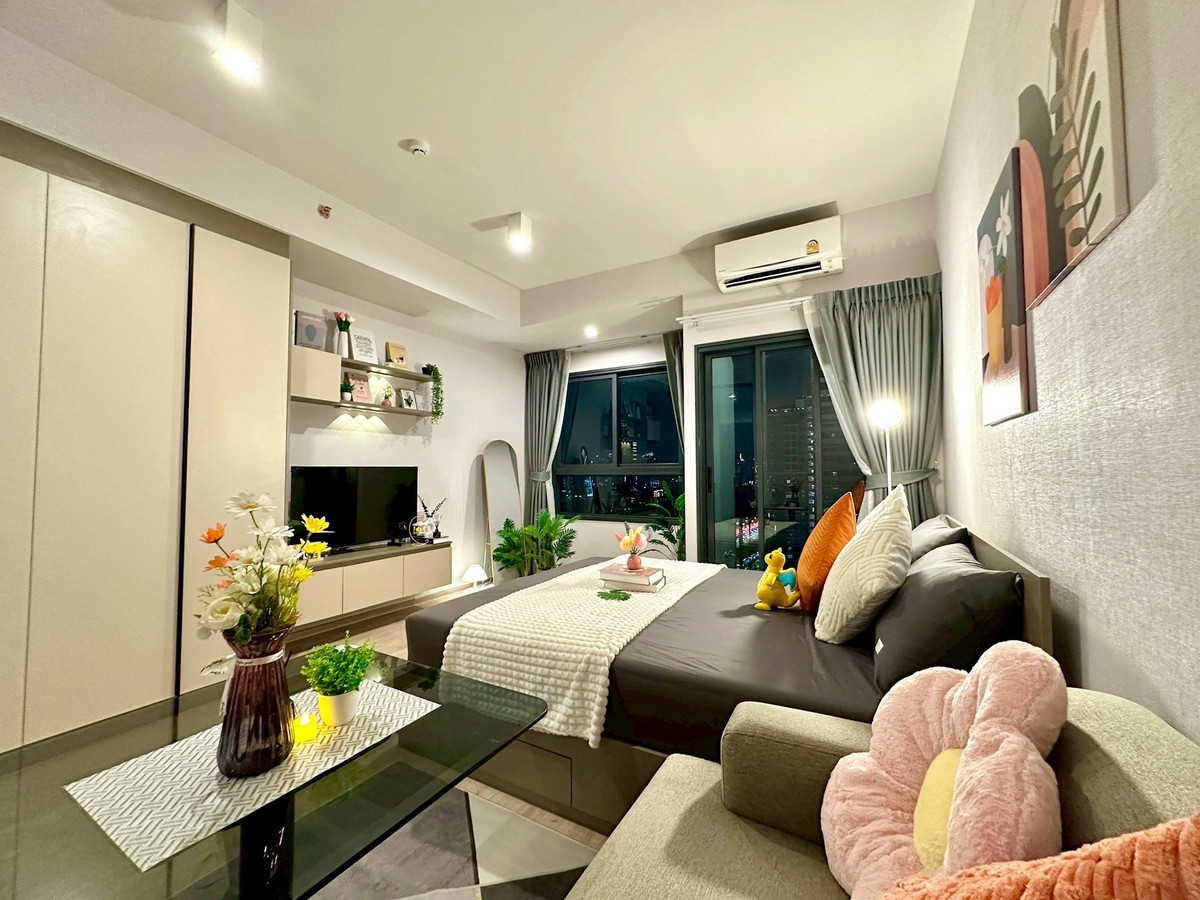 ให้เช่าคอนโดพระราม 9 เพชรบุรีตัดใหม่ RCA : 📍 ให้เช่า! IDEO Rama 9–Asoke | ห้องใหม่ ชั้นสูง 25 วิวสวนมักกะสัน ใกล้ MRT พระราม 9