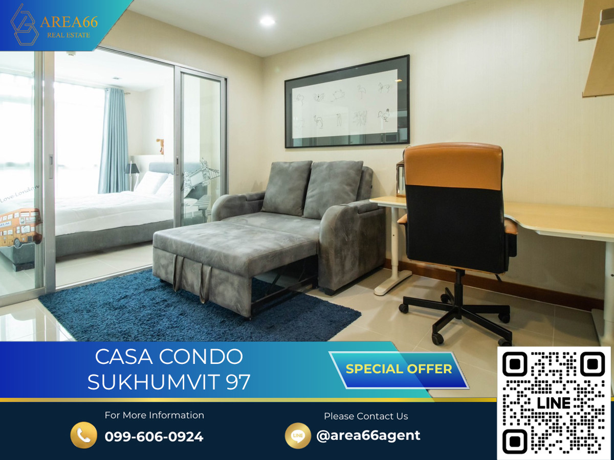 For SaleCondoOnnut, Udomsuk : 🔥For sale!! Condo Casa Condo Sukhumvit 97