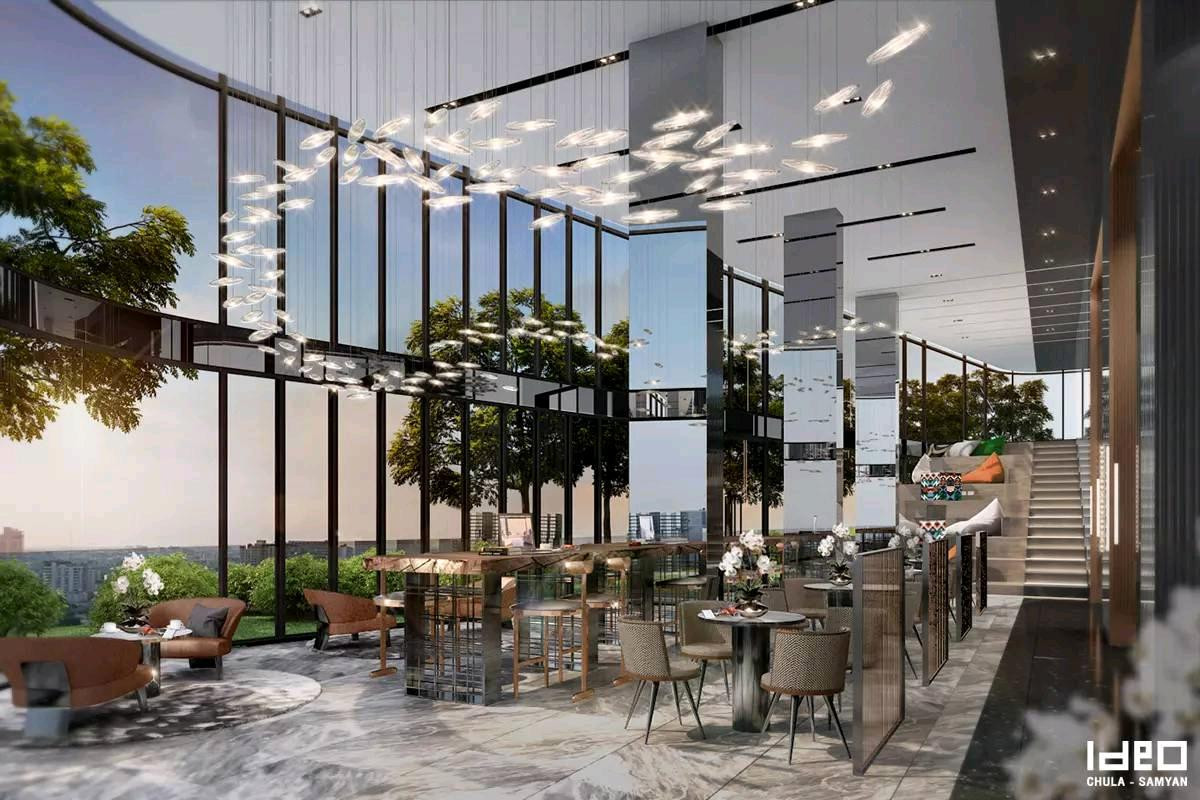 ให้เช่าคอนโดสยาม จุฬา สามย่าน : Black Room ♣️ Ideo Chula Samyan 1bed 34 Sqm Fullyfurnish ♠️ , Welcome Foreign 25,000-