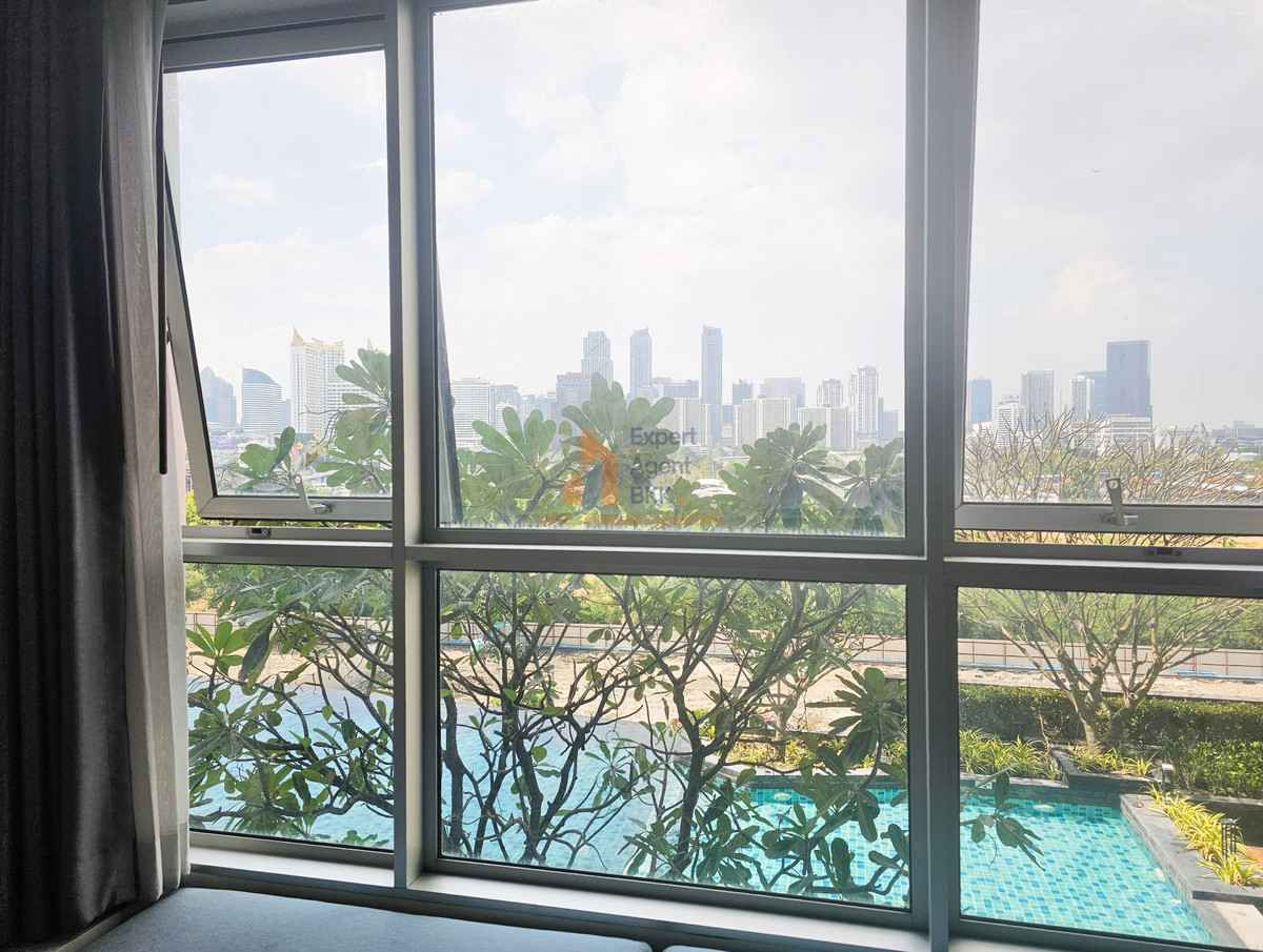 ขายคอนโดพระราม 9 เพชรบุรีตัดใหม่ RCA : 💎 ด่วน! 1 นอนไซส์ใหญ่ วิวสระ ราคาตรม.ถูกสุดในโครงการ ขาย/SALE : Supalai Veranda Rama 9 (ศุภาลัย เวอเรนด้า พระราม9) - 1 ห้องนอน LC054