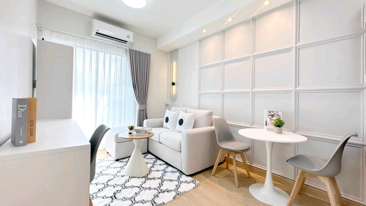 For SaleCondoRatchadapisek, Huaikwang, Suttisan : 🏡Condo ready to move in in the heart of Ratchada, convenient location, near the BTS🚅🌳624Condolette🌳✨️624Condolette✨️