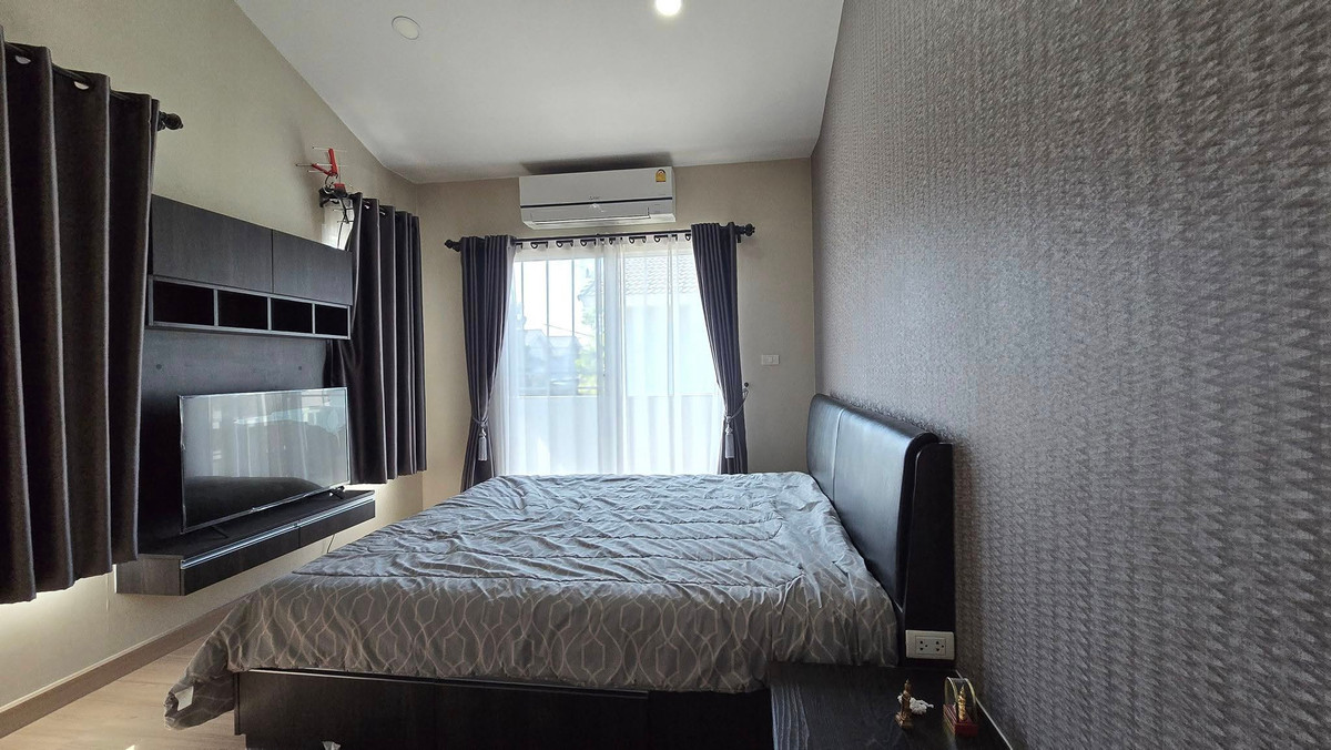 For SaleHousePathum Thani,Rangsit, Thammasat : 2-story detached house for sale, Perfect Park Village. Ratchaphruek-Pathum Thani, corner house, area 50.2 square meters, 3 bedrooms, 3 bathrooms, living room / reception.