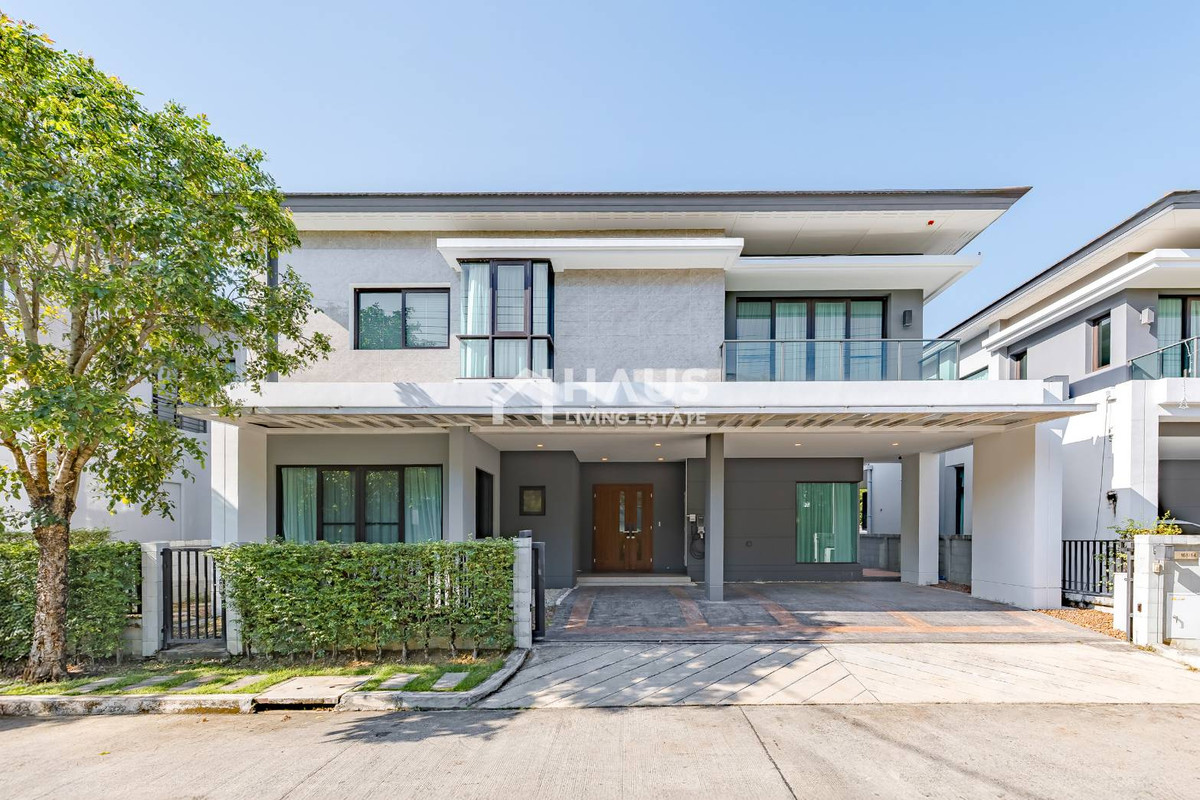 ขายบ้านนนทบุรี บางใหญ่ บางบัวทอง : สวยยิ่งกว่าบ้านตัวอย่าง!  พร้อมครัวนอก-ห้องแม่บ้านไซส์ใหญ่  หิ้วกระเป๋าเข้าอยู่ได้เลย ✨ ขายบ้านเดี่ยว เดอะ ซิตี้ สะพานมหาเจษฎาบดินทร์ฯ 🔥 The City Maha Chesadabodindranusorn Bridge / 4 ห้องนอน #HRM5030