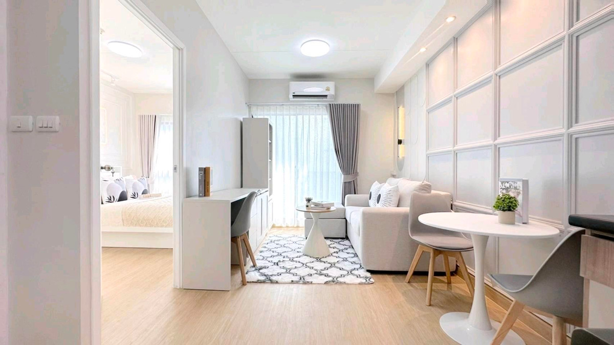 For SaleCondoRatchadapisek, Huaikwang, Suttisan : 🏡Condo ready to move in in the heart of Ratchada, convenient location, near the BTS🚅🌳624Condolette🌳✨️624Condolette✨️