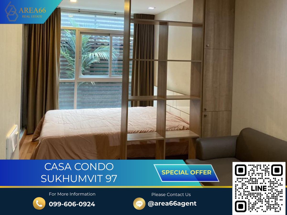 For SaleCondoOnnut, Udomsuk : 🔥 For sale!! Condo Casa Condo Sukhumvit 97