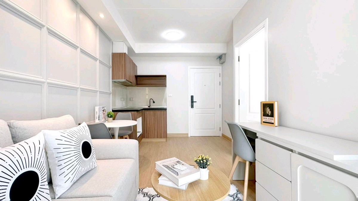 For SaleCondoRatchadapisek, Huaikwang, Suttisan : 🏡Condo ready to move in in the heart of Ratchada, convenient location, near the BTS🚅🌳624Condolette🌳✨️624Condolette✨️