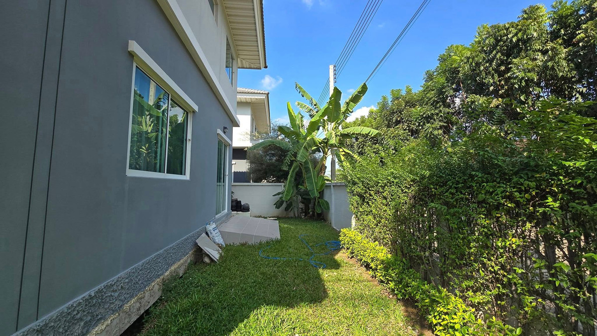 For SaleHousePathum Thani,Rangsit, Thammasat : 2-story detached house for sale, Perfect Park Village. Ratchaphruek-Pathum Thani, corner house, area 50.2 square meters, 3 bedrooms, 3 bathrooms, living room / reception.