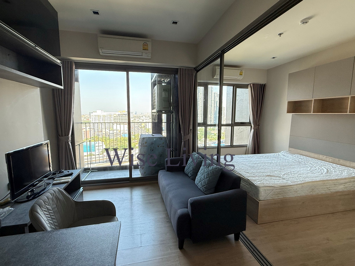 For RentCondoThaphra, Talat Phlu, Wutthakat : Condo for Rent Whizdom Station Ratchada-Thapra, Ready to move, Next to BTS Talat Phlu