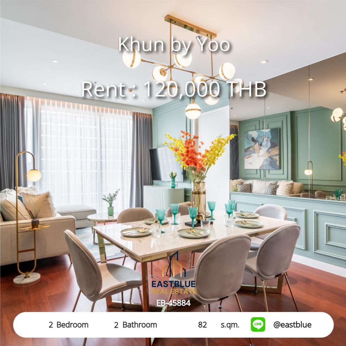 For RentCondoSukhumvit, Asoke, Thonglor : Luxury 2-bedroom in the heart of Thonglor!
Rent the Khun by Yoo condo for only 120,000 baht/month