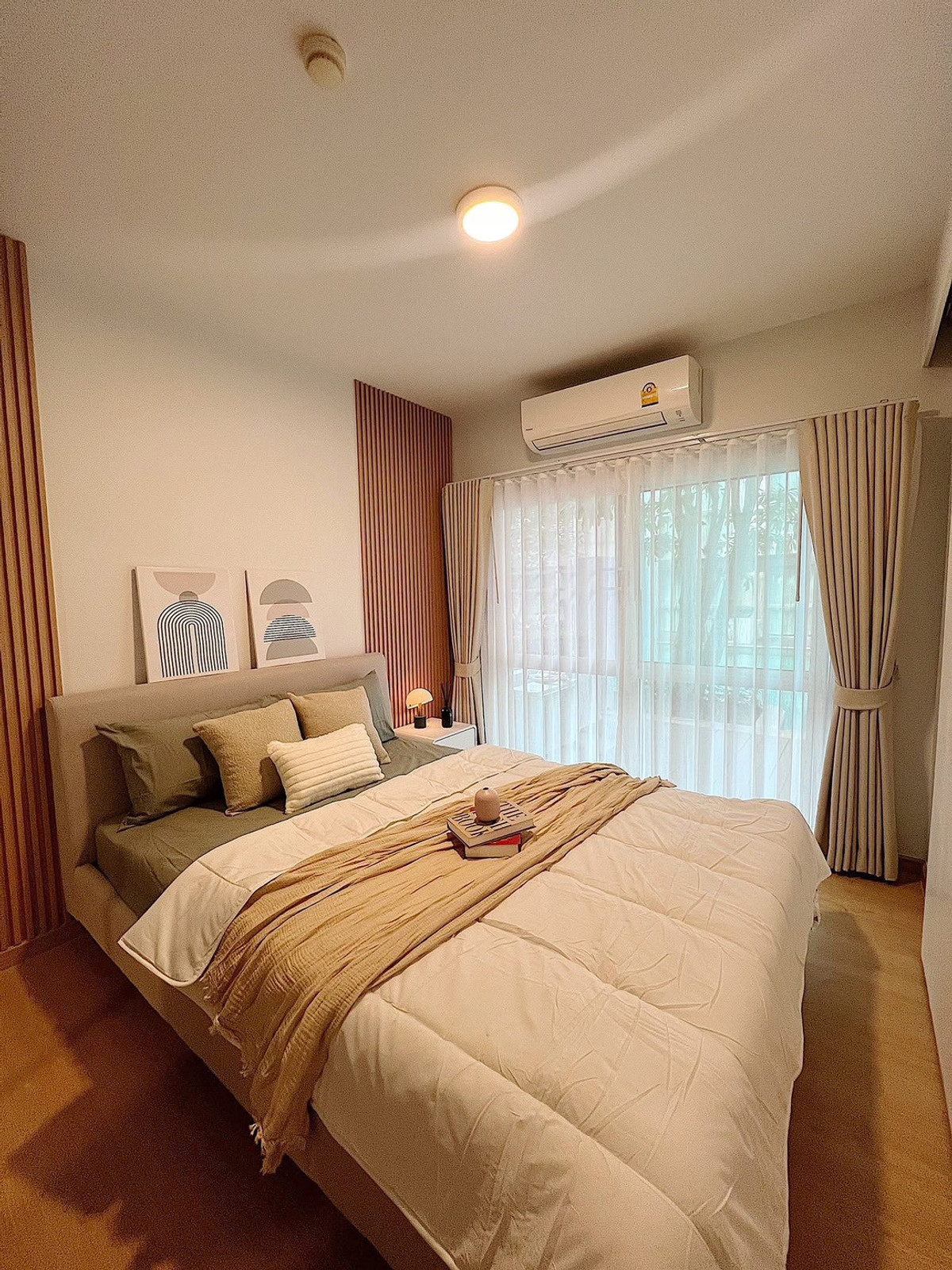 For SaleCondoOnnut, Udomsuk : ME2500408 Ready to move in immediately! A Space Sukhumvit 77, large room, near BTS On Nut
