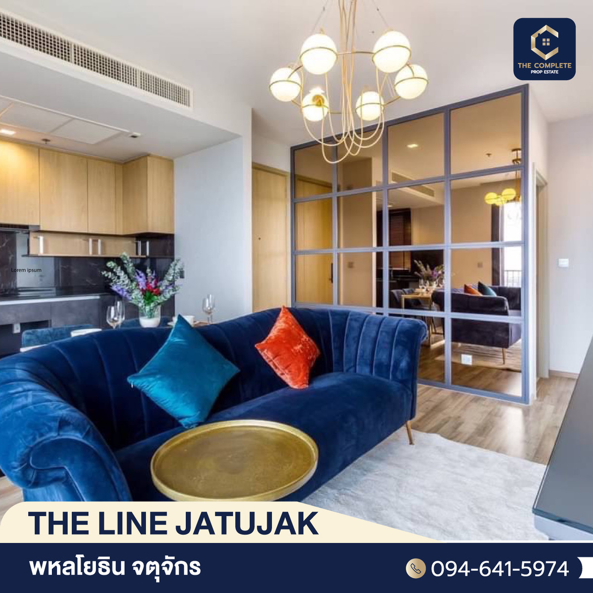 ให้เช่าคอนโดสะพานควาย จตุจักร : FOR RENT - 2 BEDROOM 66 SQ.M-  READY TO MOVE IN - CALL NOW 094-641-5974