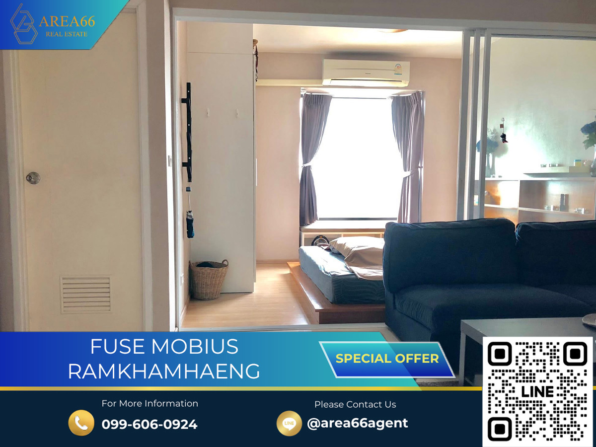 For SaleCondoRamkhamhaeng, Hua Mak : 🔥For sale!! Condo Fuse Mobius Ramkhamhaeng