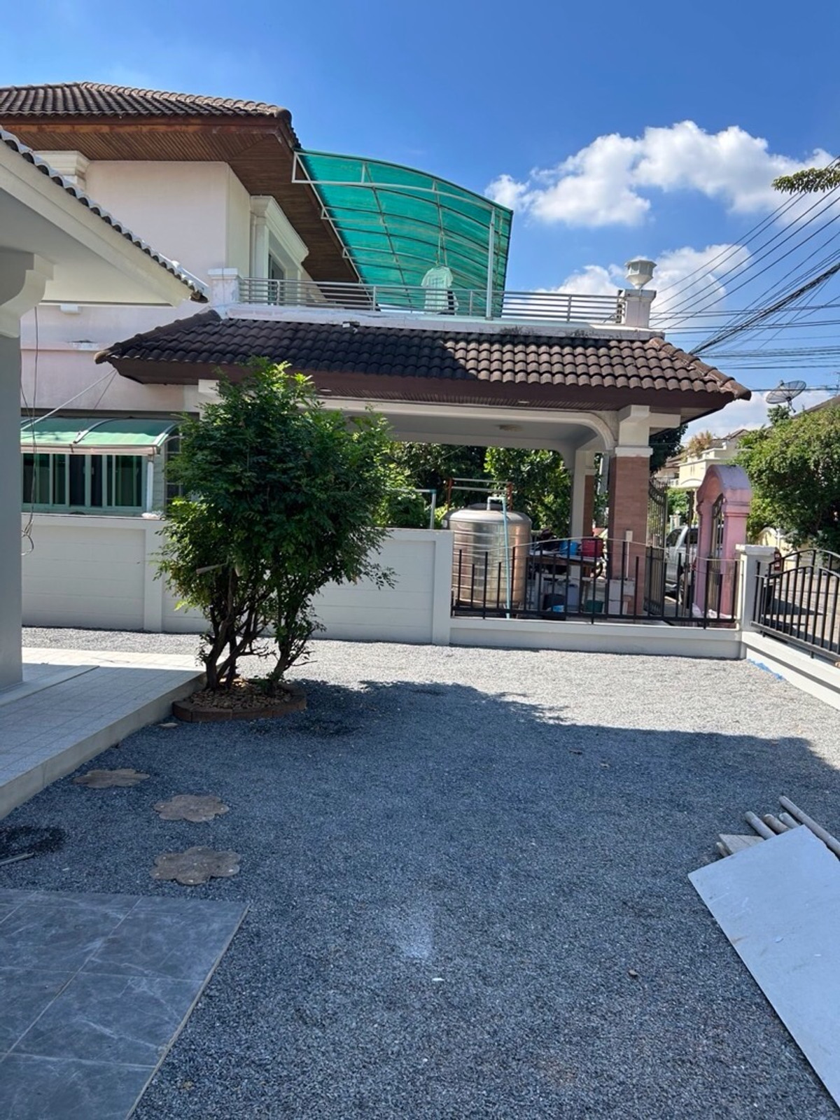 HouseMin Buri, Romklao : 2-story detached house for rent, Perfect Place Village, Ramkhamhaeng 164, Bangkok.