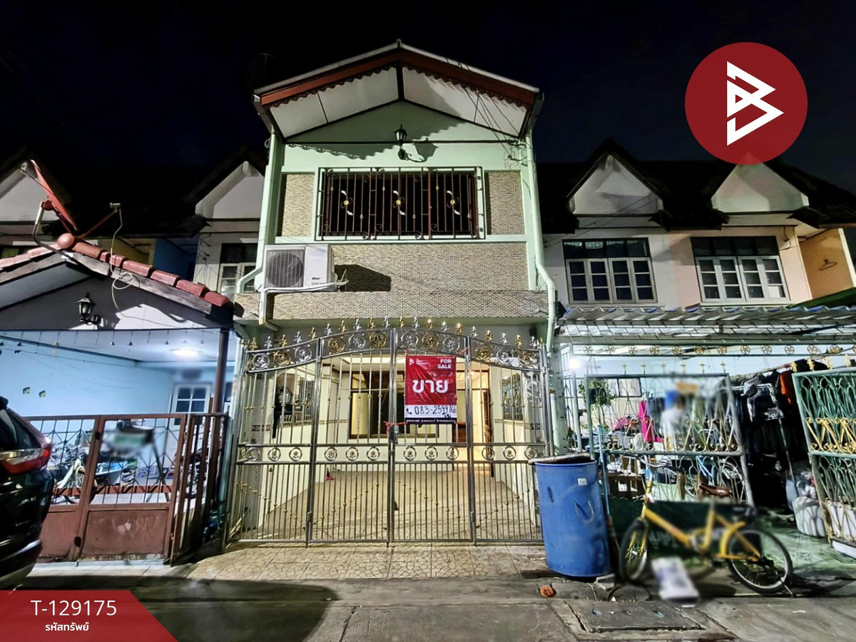 ขายทาวน์โฮมสมุทรปราการ สำโรง : ขายทาวน์เฮ้าส์ หมู่บ้านวนารมย์วิลล่า สุขสวัสดิ์ สมุทรปราการ