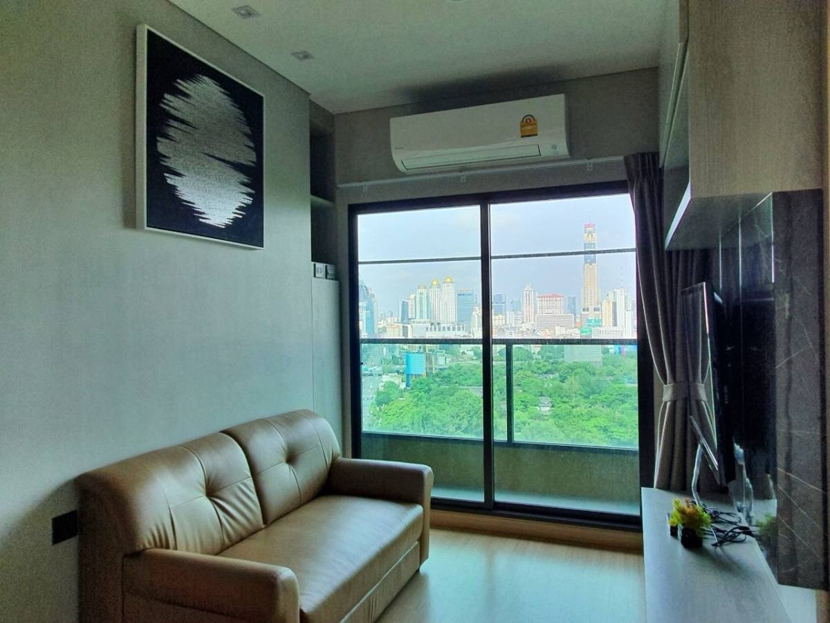 For RentCondoRama9, Petchburi, RCA : 2 Bed High Floor 🏙️(For Rent) Lumpini Suite Phetchaburi - Makkasan 