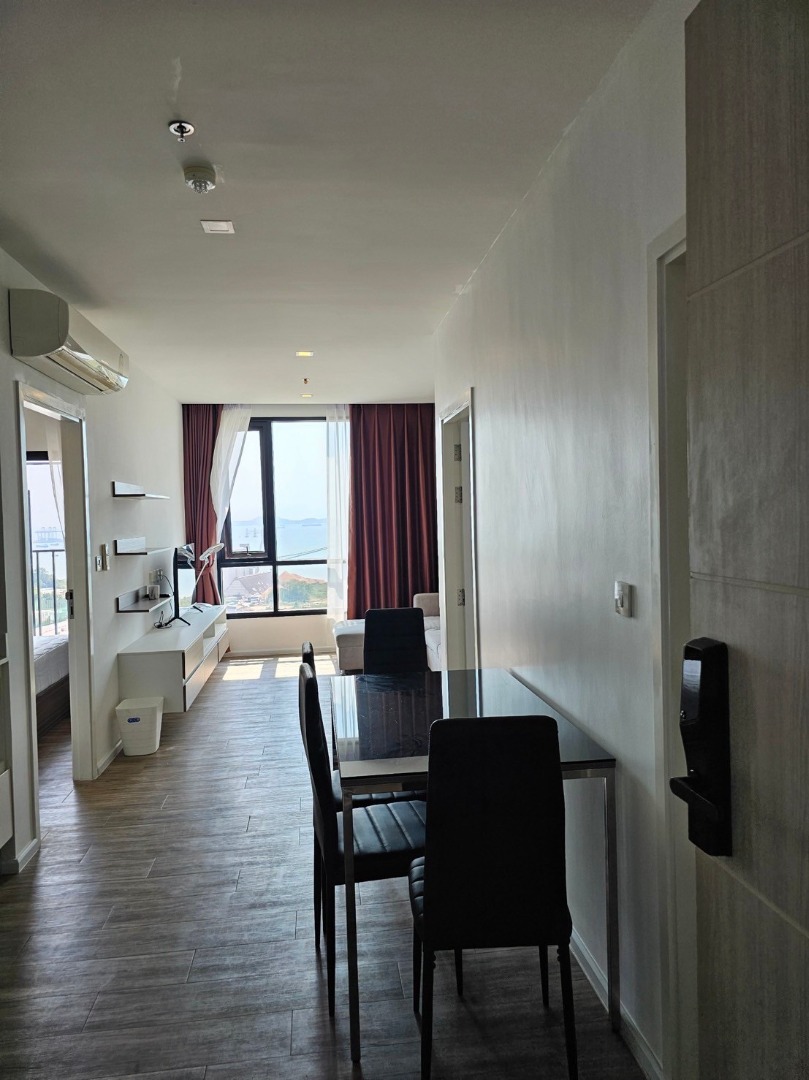 ให้เช่าคอนโดศรีราชา แหลมฉบัง บ้านบึง : 🔥เช่าด่วน🔥ไนท์บริดจ์ ดิ โอเชี่ยน ศรีราชา ติดถนนสุขุมวิท เฟอร์นิเจอร์ครบ พร้อมเข้าอยู่