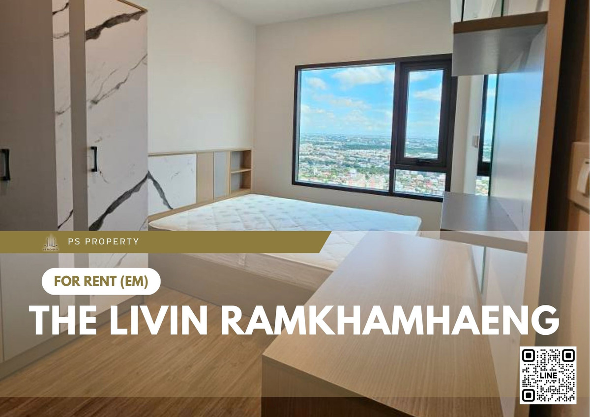 For RentCondoRamkhamhaeng, Hua Mak : For Rent ✨ The Livin Ramkhamhaeng ✨ Near MRT Interchange Lam Sali. Fully furnished with appliances.