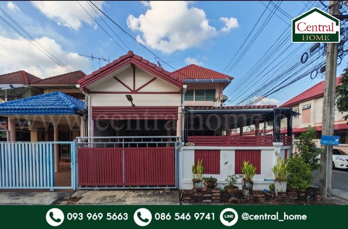 ขายนวมินทร์ รามอินทรา : บ้านแฝด ธนวรรณ พหลโยธิน 52 หลังมุม ต่อเติมครบ ราคาถูก