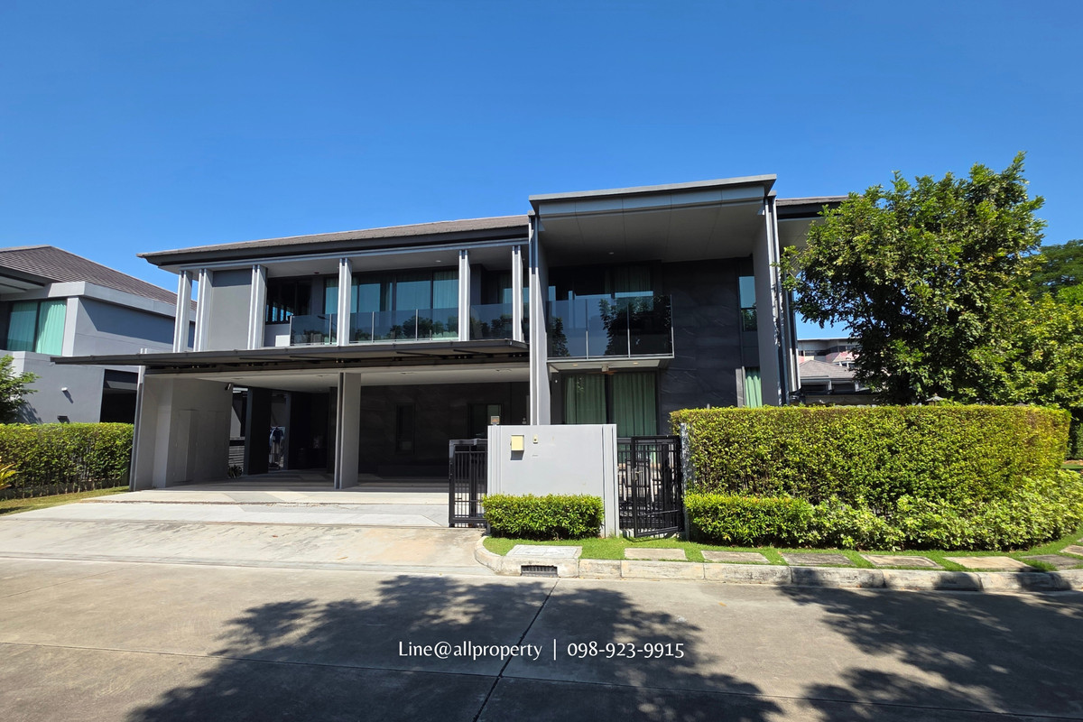 ขายบ้านพัฒนาการ ศรีนครินทร์ : ขายบ้านหรูแต่งเต็มเฟอร์นิเจอร์นำเข้า แปลงมุมหลังใหญ่สุดเศรษฐสิริกรุงเทพกรีฑา 2