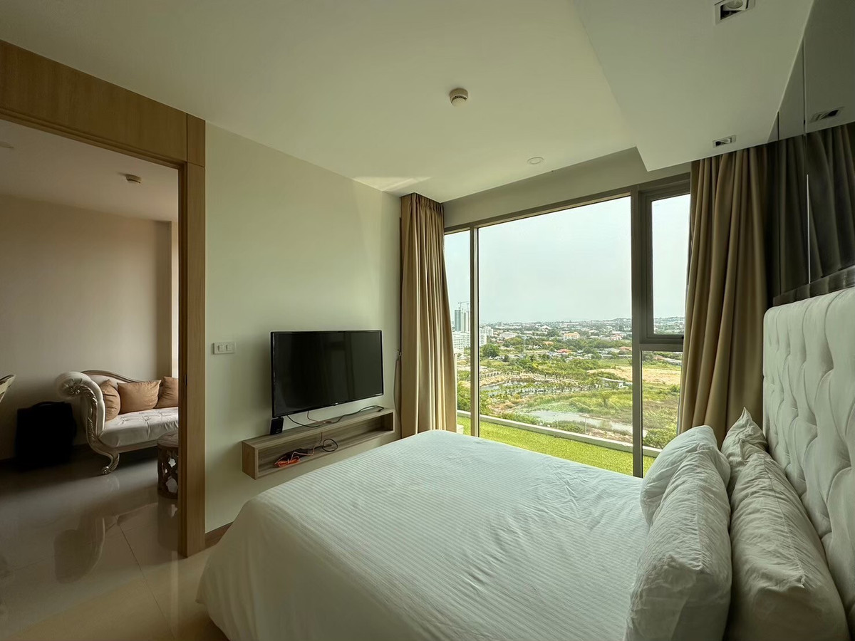 ขายคอนโดพัทยา บางแสน ชลบุรี สัตหีบ : ขายคอนโด 1 ห้องนอน The Riviera Jomtien ชั้นสูง วิวโล่ง เดินถึงหาดจอมเทียน - U5679456