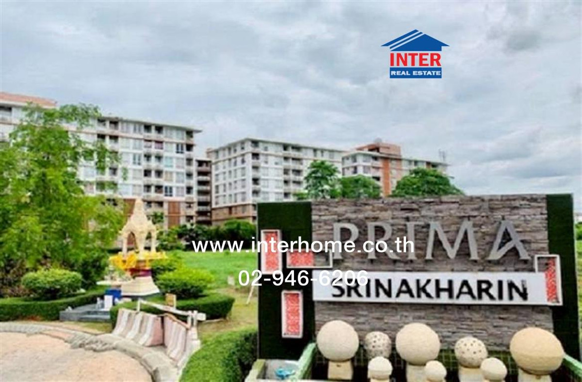 ขายคอนโดพัฒนาการ ศรีนครินทร์ : คอนโดมิเนียม 40.22 ตร.ม. พรีม่า ศรีนครินทร์ ติดรถไฟฟ้าสายสีเหลือง ถนนศรีนครินทร์ ถนนอ่อนนุช เขตสวนหลวง กรุงเทพมหานคร