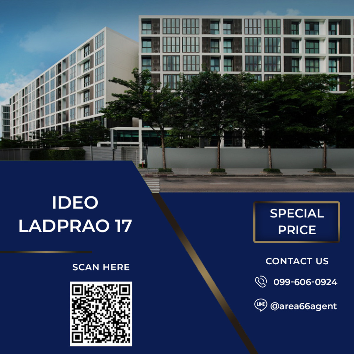 For SaleCondoLadprao, Central Ladprao : 🔥 For sale!! Condo Ideo Lat Phrao 17