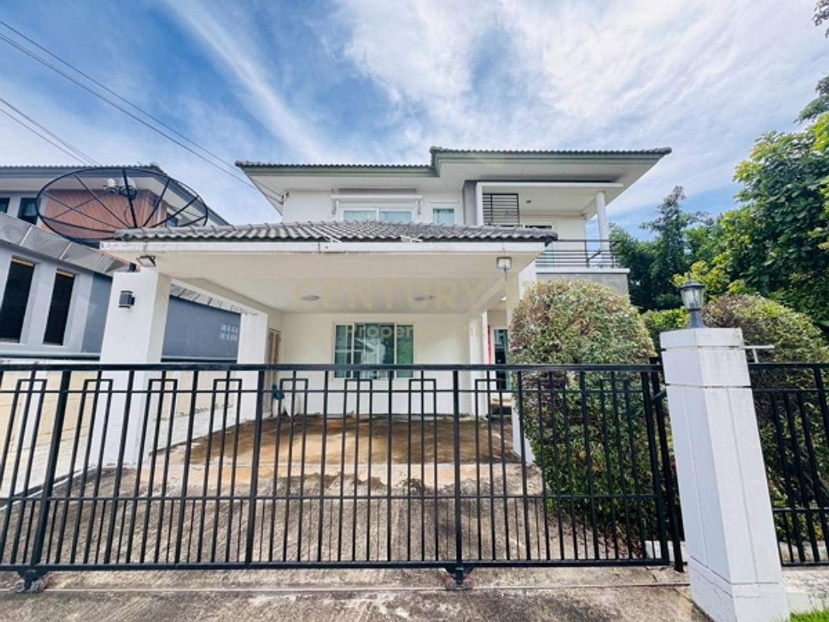 ขายบ้านพระราม 2 บางขุนเทียน : โครงการหรู รายล้อมทะเลสาบ 30 ไร่ บรรยากาศธรรมชาติร่มรื่น พื้นที่ใหญ่ หลังริม หัวมุม 98.79 ตร.วา ใช้สอยกว่า 250 ตร.ม. No.34-HH-68040