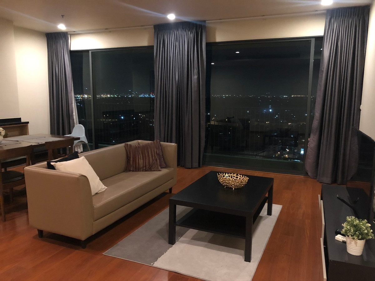 For RentCondoRama3 (Riverside),Satupadit : For rent: Parco Sathorn, beautiful, classic room, very good price, high floor, city view, wide area.