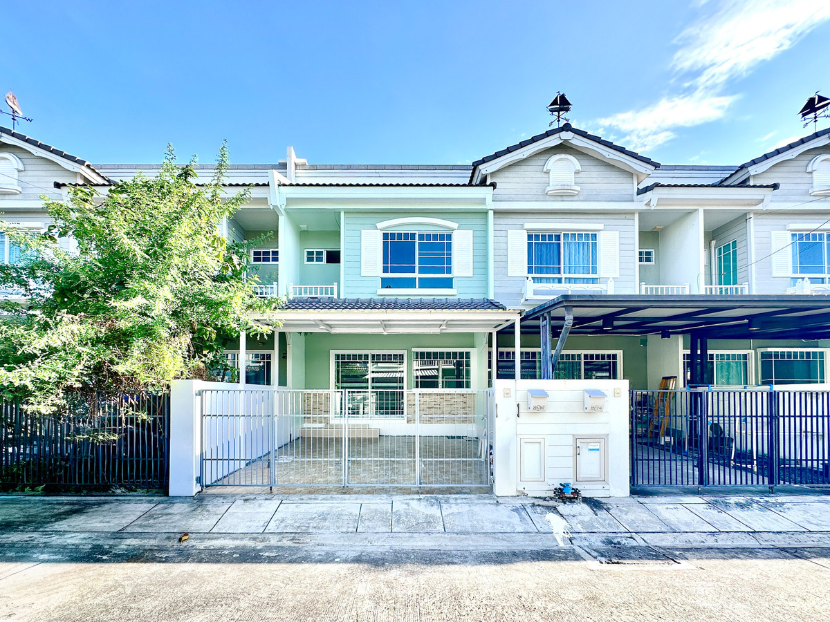 ขายทาวน์โฮมสมุทรปราการ สำโรง : ขายถูก! วิลลาจจิโอ บางนา (ABAC) | 2 นอน 3 น้ำ รีโนเวทใหม่ | 1.69 ล้าน!!