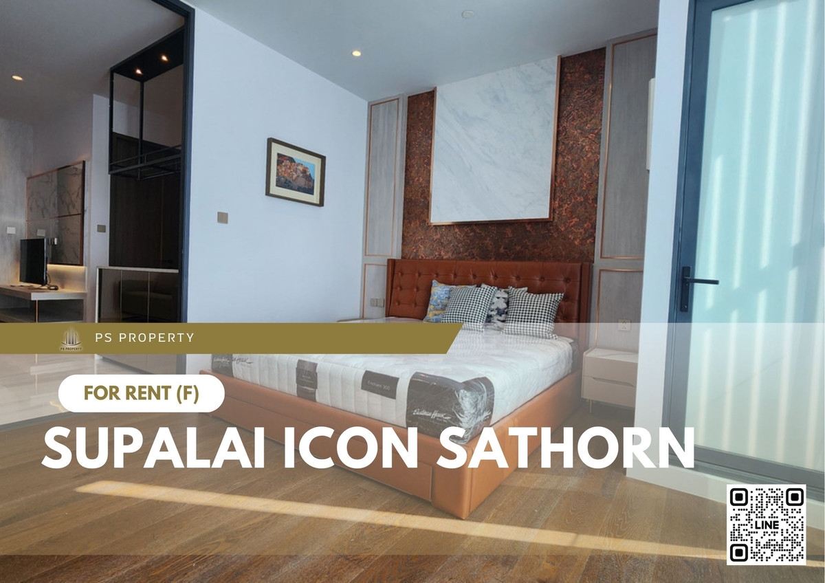 ให้เช่าคอนโดสาทร นราธิวาส : ให้เช่า ✨ Supalai ICON Sathorn ✨ เฟอร์นิเจอร์ และ เครื่องใช้ไฟฟ้าครบ ใกล้ BTS ช่องนนทรี