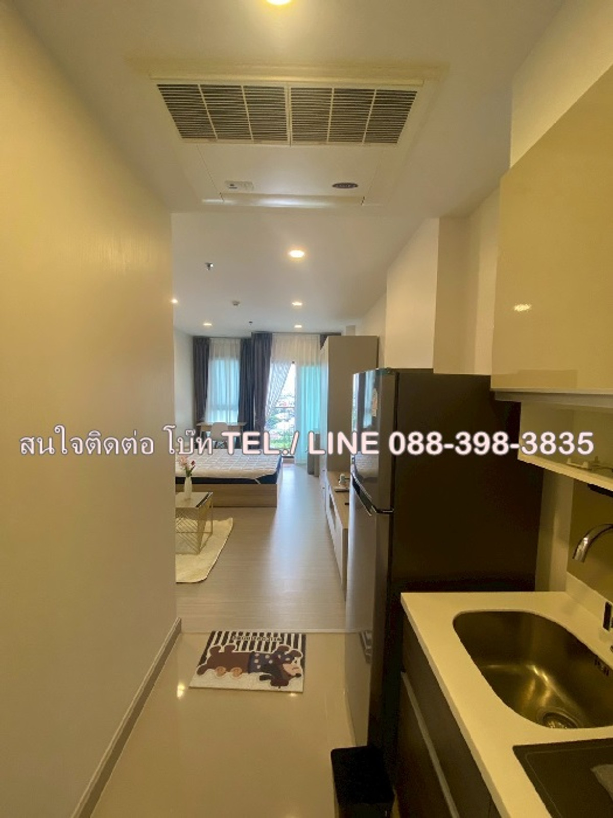 ให้เช่าคอนโดท่าพระ ตลาดพลู วุฒากาศ : ให้เช่า 11,500 ( สตูดิโอ ) *รหัส PS140292( ศุภาลัย ไลท์ ท่าพระ-วงเวียนใหญ่ ) !! ใกล้สถานีรถไฟฟ้าแยกท่าพระ * โบ๊ท 088-398-3835