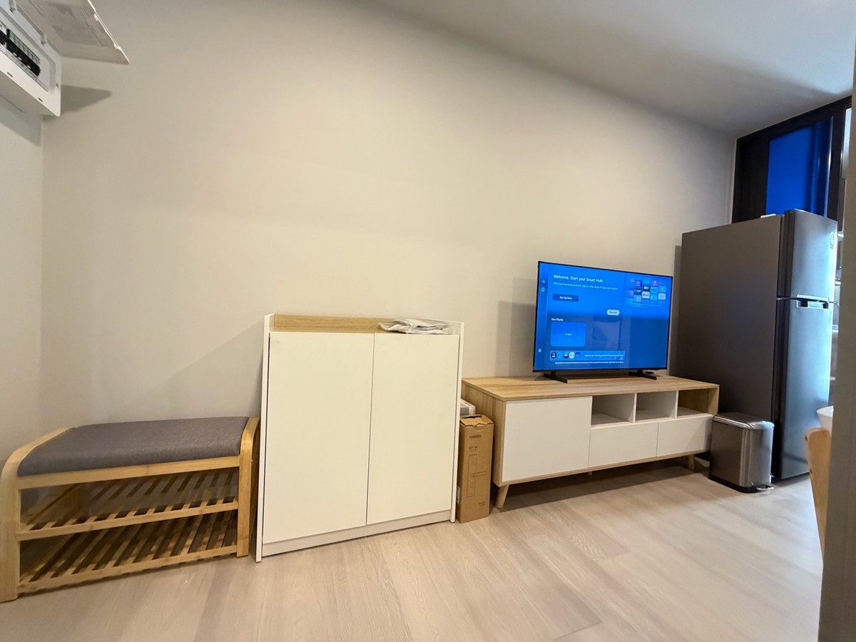 For RentCondoOnnut, Udomsuk : ♥️🩶New condo, new room, first stay, Aspire On Nut Station, next to BTS On Nut, near Lotus On Nut, good location next to Sukhumvit Road, convenient travel, easy to find food.