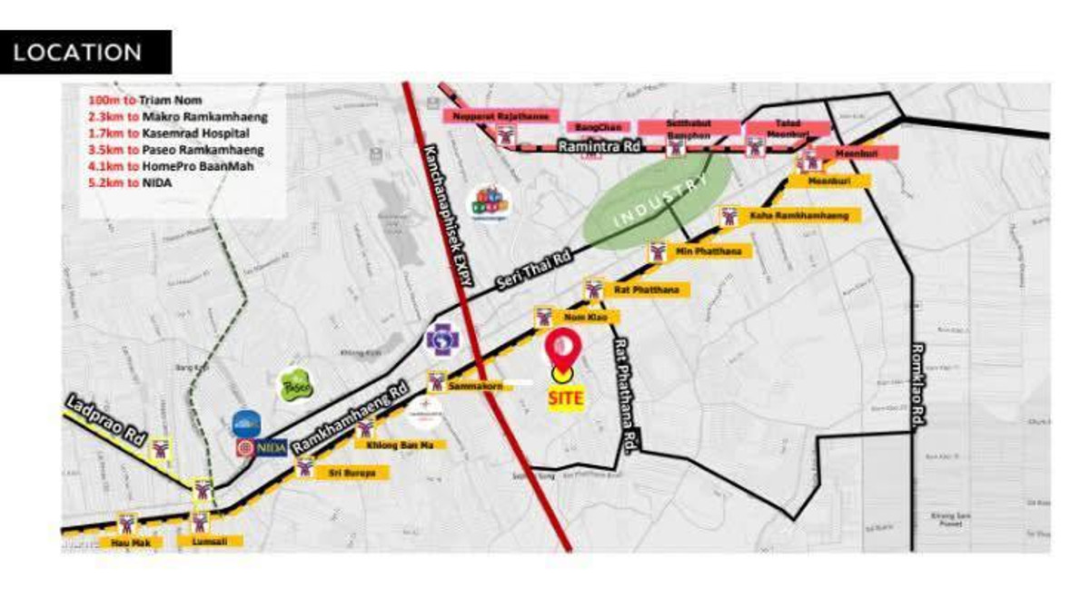 ขายที่ดินมีนบุรี-ร่มเกล้า : ขายที่ดิน รามคำแหง 142