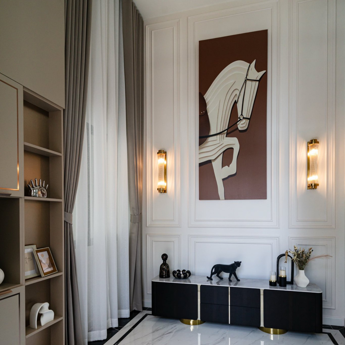 For RentHousePattanakan, Srinakarin : FOR RENT 3-storey luxury home 705sq.m. | Brand-new | Never Occupied | Private Lift 