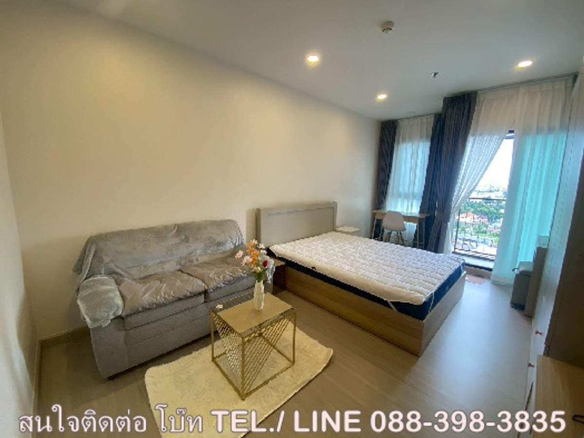 For RentCondoThaphra, Talat Phlu, Wutthakat : For rent 11,500 THB ( Studio) *Code PS140292 (Supalai Lite Tha Phra-Wongwian Yai)!! Near Tha Phra Intersection BTS Station * Boat 088-398-3835
