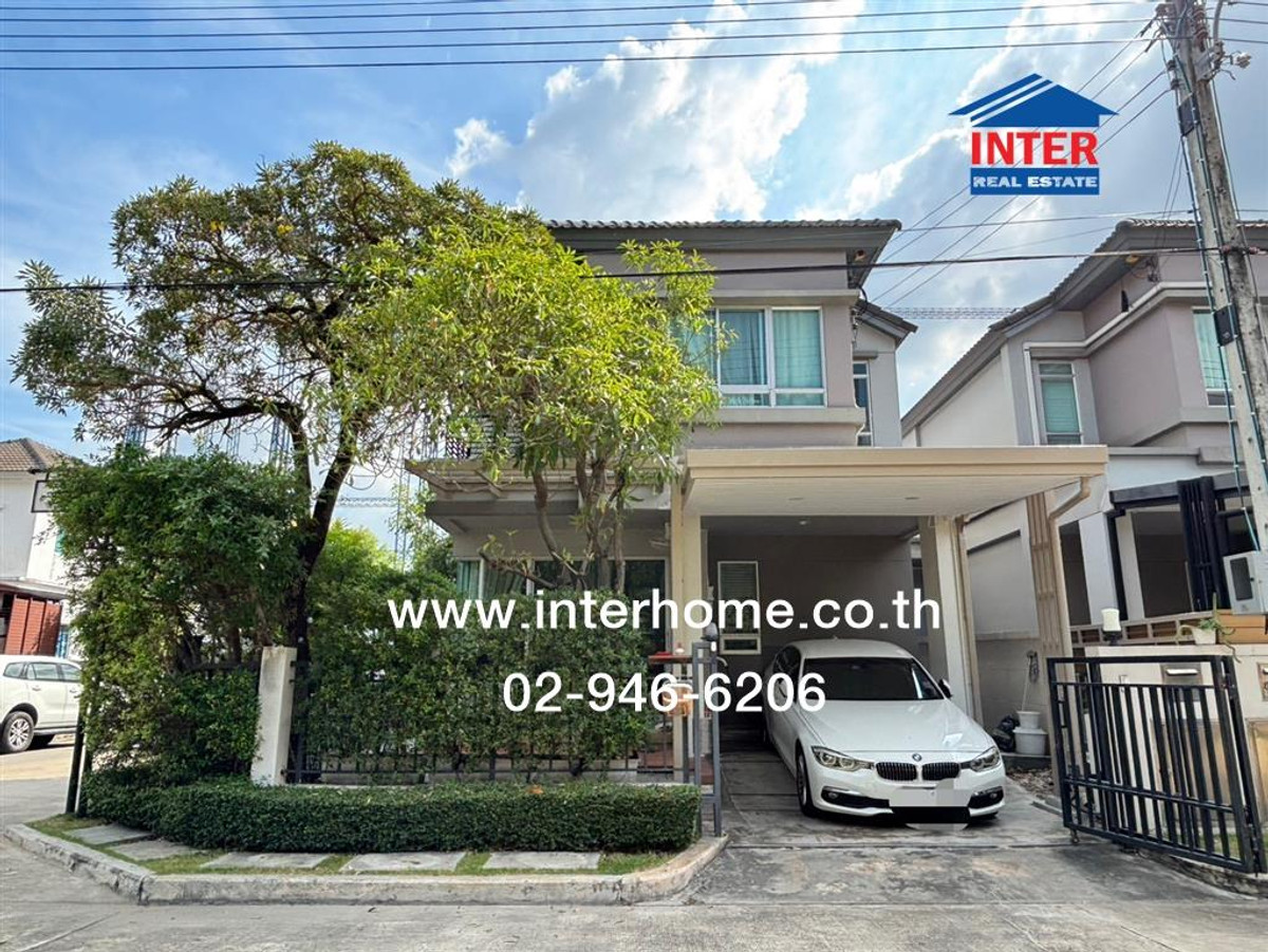 ขายนวมินทร์ รามอินทรา : บ้านเเฝด 2 ชั้น 35.4 ตร.ว. หมู่บ้านไลฟ์บางกอก บูเลอวาร์ด รามอินทรา ใกล้ห้างแฟชั่นไอส์แลนด์ ติดถนนรามอินทรา เขตคันนายาว กรุงเทพมหานคร