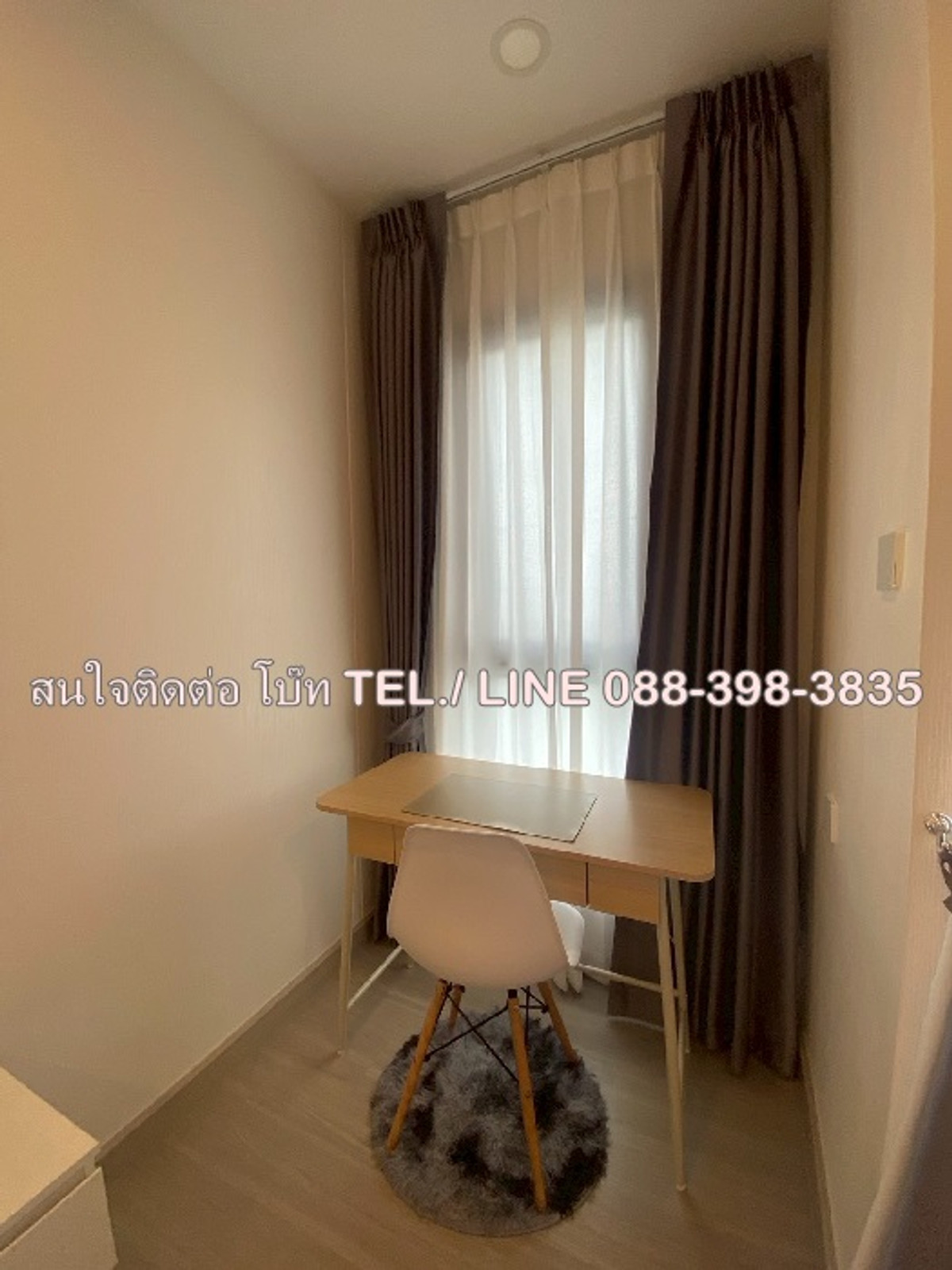 ให้เช่าคอนโดท่าพระ ตลาดพลู วุฒากาศ : ให้เช่า 11,500 ( สตูดิโอ ) *รหัส PS140292( ศุภาลัย ไลท์ ท่าพระ-วงเวียนใหญ่ ) !! ใกล้สถานีรถไฟฟ้าแยกท่าพระ * โบ๊ท 088-398-3835