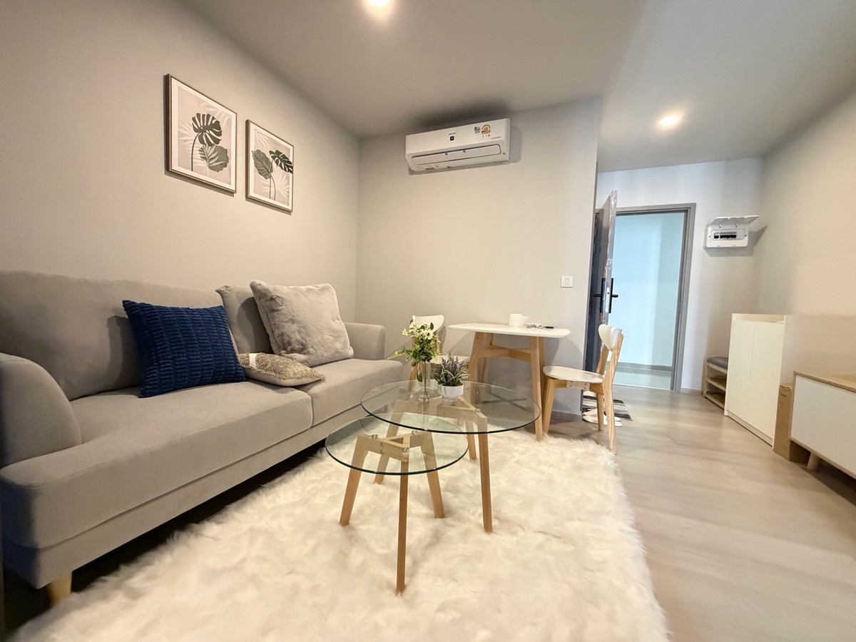 For RentCondoOnnut, Udomsuk : ♥️🩶New condo, new room, first stay, Aspire On Nut Station, next to BTS On Nut, near Lotus On Nut, good location next to Sukhumvit Road, convenient travel, easy to find food.
