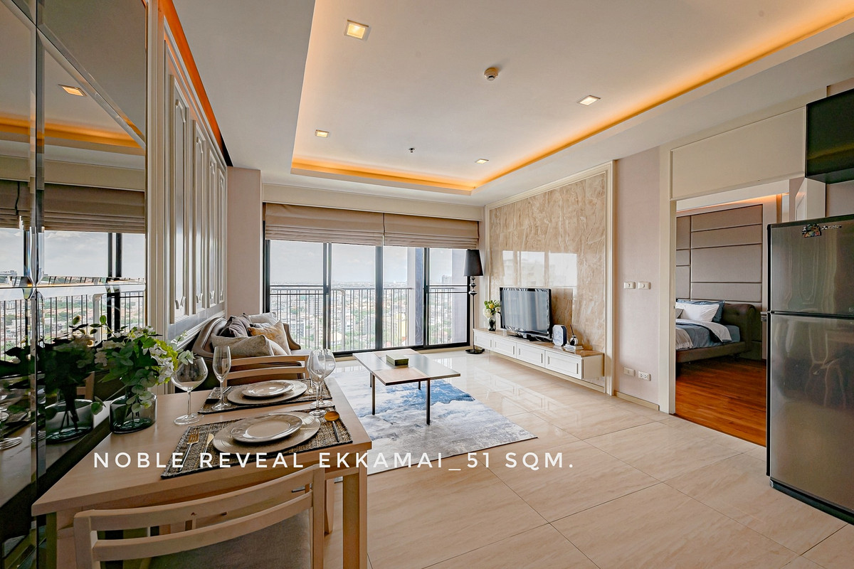 For RentCondoSukhumvit, Asoke, Thonglor : 🎉For RENT big size 1 bedroom condo at Noble Reveal Ekkamai locate in very convenient area
