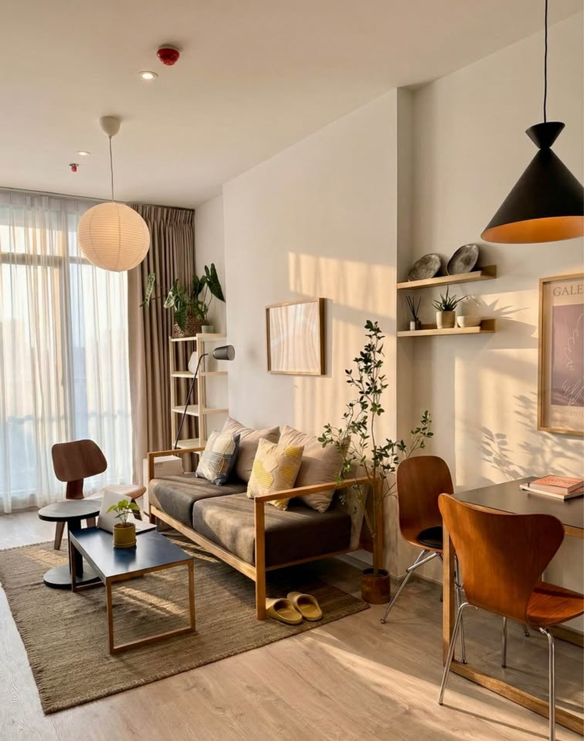 ให้เช่าคอนโดสุขุมวิท อโศก ทองหล่อ : ⭐️ Rhythm Ekkamai Estate ⭐️ 1 ห้องนอน ขนาด 35 ตร.ม. ห้องสวยสไตล์Cozy Modern พร้อมเข้าอยู่