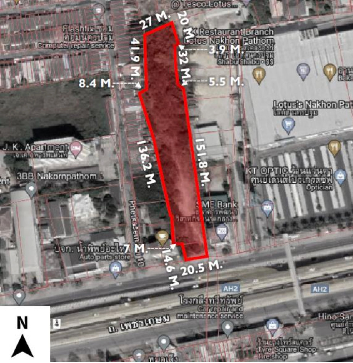 ขายที่ดินบางแค เพชรเกษม : ขายที่ดินศักยภาพติดถนนเพชรเกษม – ใจกลางนครปฐม