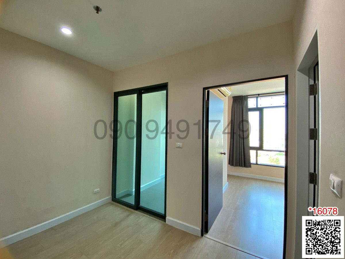 For RentCondoBang Sue, Wong Sawang, Tao Pun : Condo for rent, Metro Sky Prachachuen, 1 bedroom, 14th floor, Building C, next to MRT Bang Son, 80 meters, office located at the project.