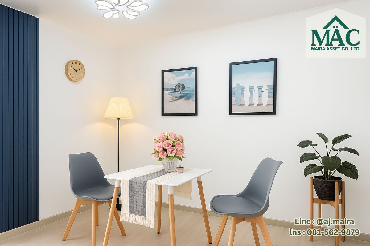 ขายคอนโดมีนบุรี-ร่มเกล้า : เอื้ออาทรร่มเกล้า - Bluenest Iris SweetHome Prime คือคำตอบของคนที่อยากลงทุนห้องแล้วได้พักใจ … ที่จอดรถเยอะ วิวโล่ง 