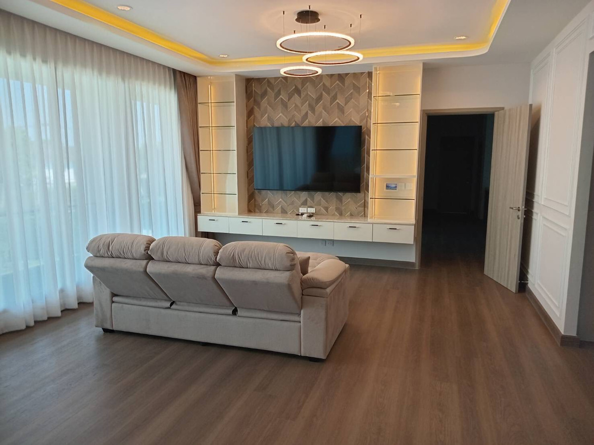 ให้เช่าบ้านลาดกระบัง สุวรรณภูมิ : ให้เช่า 191ตรว 4นอน5น้ำ บ้านเดี่ยว 2 ชั้น The Palm Bangna Wongwaen