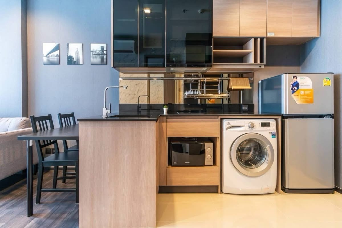 ให้เช่าคอนโดพระราม 9 เพชรบุรีตัดใหม่ RCA : The line asoke ratchada 1bedroom 35 Sq.m 🔥 Only 21,000 per month 