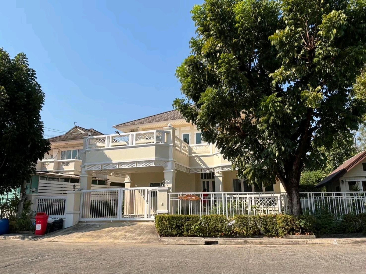 ให้เช่าบ้านมีนบุรี-ร่มเกล้า : ขาย/ให้เช่า | บ้านเดี่ยวหลังหัวมุม 2 ชั้น 4 ห้องนอน