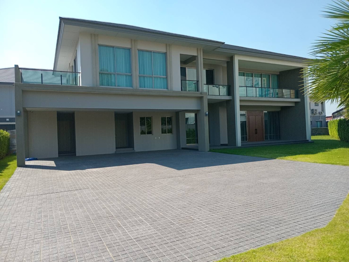 ให้เช่าบ้านลาดกระบัง สุวรรณภูมิ : ให้เช่า 191ตรว 4นอน5น้ำ บ้านเดี่ยว 2 ชั้น The Palm Bangna Wongwaen