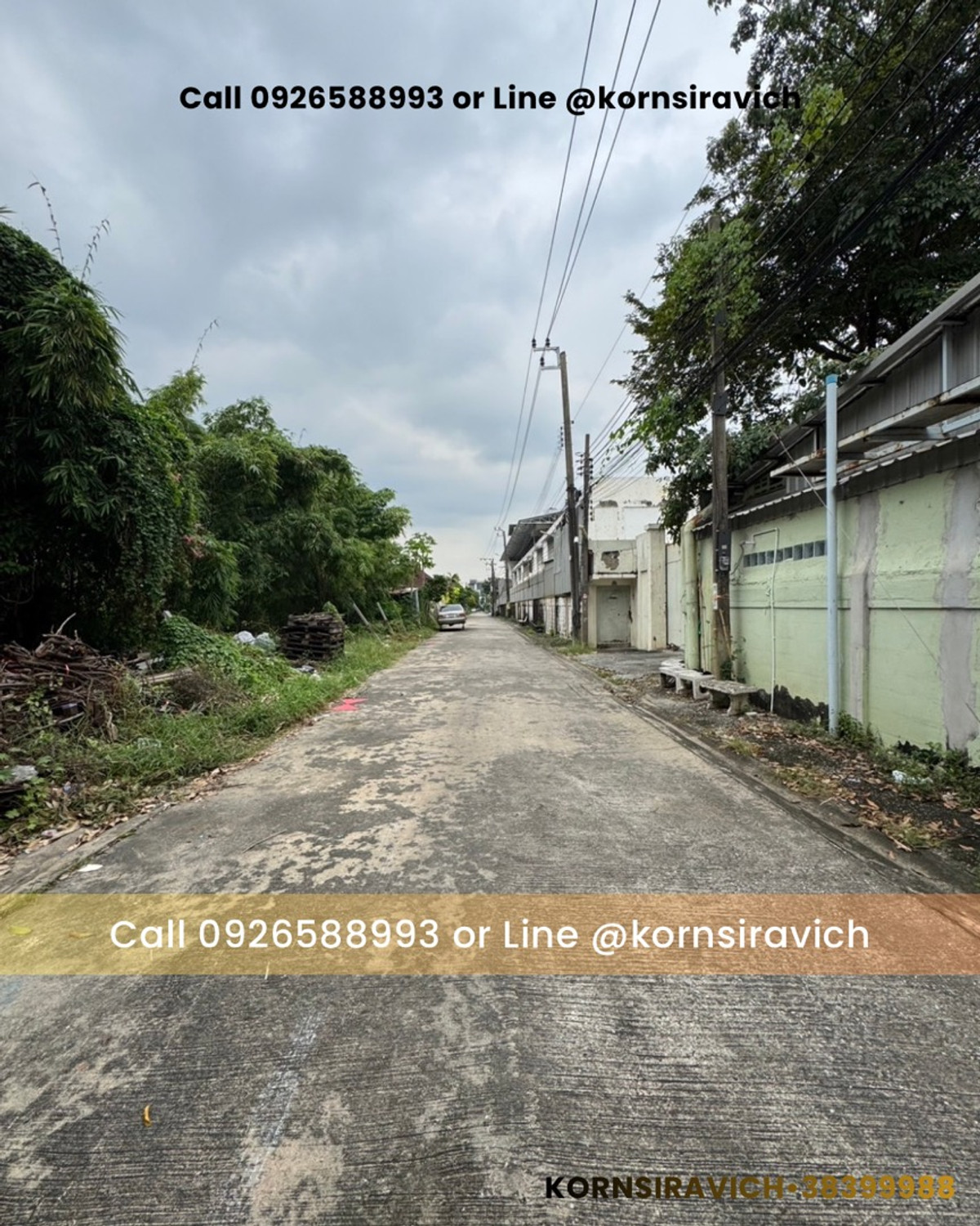 For RentFactoryOnnut, Udomsuk : For rent, old factory, 2-2-98 rai, area 5,562 square meters, Soi Wachiratham Sathit, Sukhumvit 101/1, Punnawithi, easy in and out.