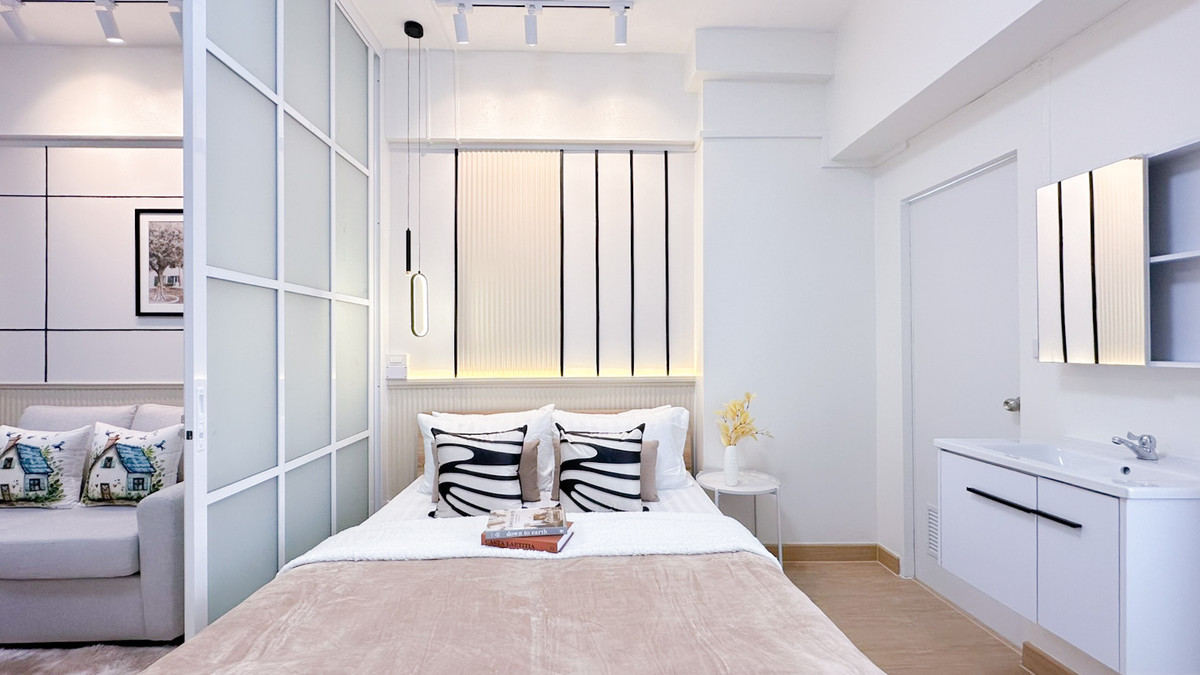 For SaleCondoSeri Thai, Ramkhamhaeng Nida : 🛒Condo near the mall, near The Mall Bangkapi / Pantip / Makro 🛍️🎏 plus convenient travel near the main road 🤩