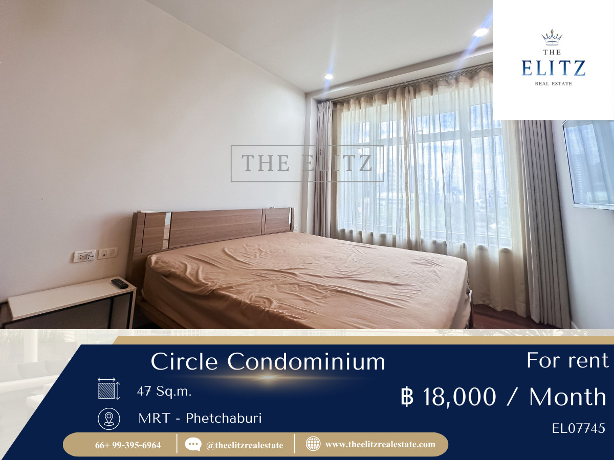 ให้เช่าคอนโดพระราม 9 เพชรบุรีตัดใหม่ RCA : ✨ ทำเลเพชรบุรีตัดใหม่ Circle Condominium ใกล้ทางด่วน ตอบโจทย์คนทำงานใจกลางเมือง 💕